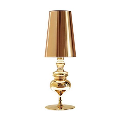 Europäischer Stil Wohnzimmer Dekorative Lampe Tischlampe Nachttischlampe Klein Gold 15x46cm
