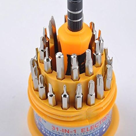 1 Set/lot 31-in-1 Elektroniker-schraubendreher-set, Handwerkzeug-set Für Pc Und Handy, Reparaturkit