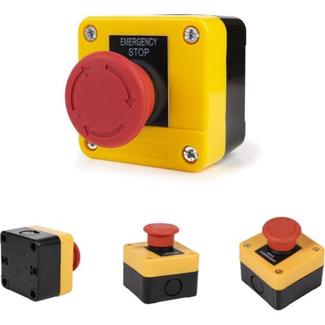 110v-400v Not-aus-taster, Schutzart Ip65, Not-aus-schalter, Leistungsschutzschalter Drucktaster