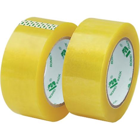 6 Rollen Gelbes Verpackungsband 45mm X 60m Für Umzug, Büro Und Lagerung