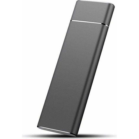 Externe Ssd-festplatte 2 Tb – Hohe Geschwindigkeit Usb 3.0 – Stoßfestes Aluminiumgehäuse – Ultradünn Und Tragbar