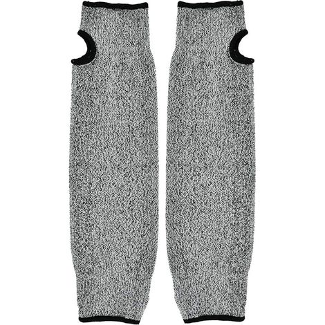 Schutzmanschette Für Den Arm, Sicherheitsarmmanschette, Langärmelige Arbeitshandschuhe Aus Hppe, Abriebfest Und Schnittfest, Für Garten, Küche Und Landwirtschaftliche Arbeiten (35 Cm)