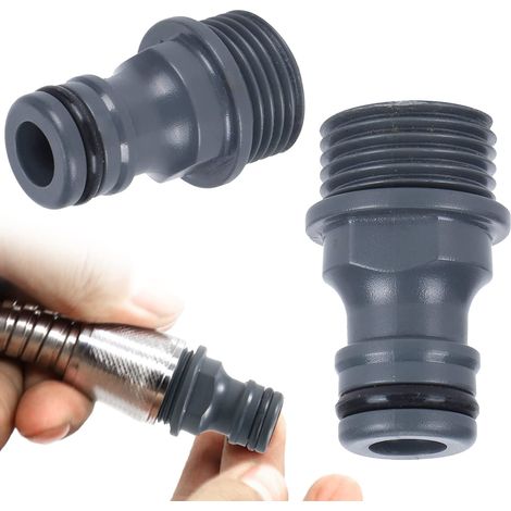 Gartenschlauchverbinder, Gartenschlauchverbinder, Gartenschlauchverbinder, G1/2 Schlauchverbinder, Außengewinde Für Wasserhahn, Gartenschlauchadapter (abs-kunststoff)