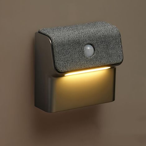 Bewegungsmelder-wandleuchte, 1 Stück, Mit Magnetischer Induktion,人体感应灯, Weich, Wiederaufladbar, Lange Lebensdauer