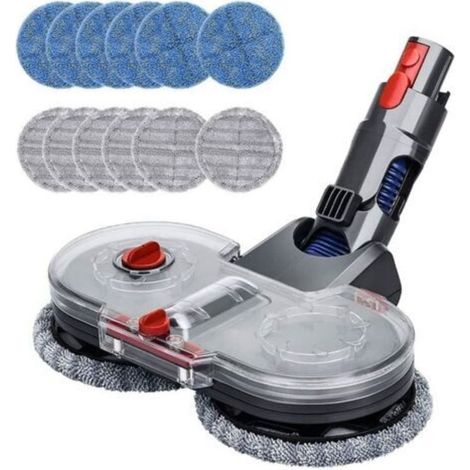 Elektrischer Wischkopf Für Dyson V15 V11 V10 V8 V7 Staubsauger Mit Abnehmbarem Wassertank, 12 Waschbare Wischtücher