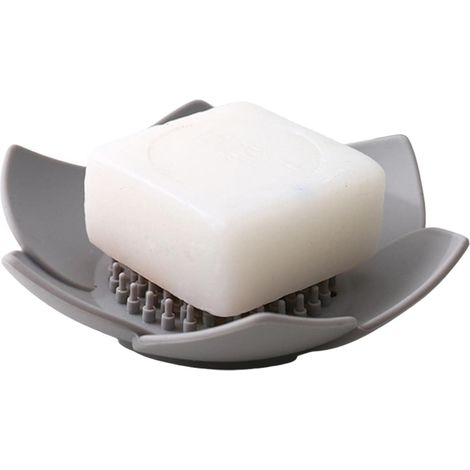 Schwamm-ablagepad Für Seifenschale, Blumenförmiger Seifenhalter, Schwammhalter Mit Einfacher Wasserabfuhr, Sicherer Seifenhalter Für Dusche, Badezimmer