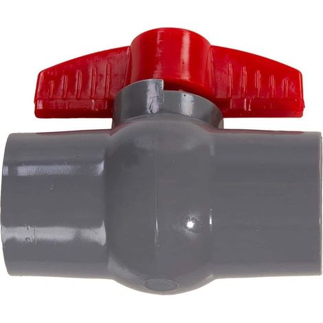 Pvc-kugelhahn Für Wasserzuleitungsrohr Mit Schiebekupplung Für Schwimmbadausrüstung (40 Mm)