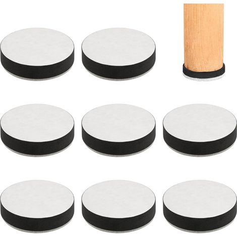 8er-set Selbstklebende Möbelerhöher, 1,5 Cm, Rund Und Rutschfest Für Stühle, Tische, Sofas, Schränke, Betten Und Möbel