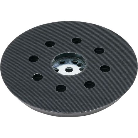 Zubehör Schleifteller Mittelharte Härte (für Farbe, Spachtelmasse, 8 Löcher, Ø 125 Mm, Zubehör Für Exzenterschleifer) 2608601062 Grau [energieeffizienzklasse A+]