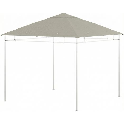 Ersatzdach Für Pavillon, Gartenpavillon Oder Zelt, 3 X 3 M, Polyester 180 G/m², Grau