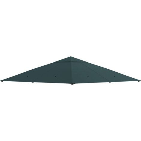 Ersatzdach Für Pavillon, Gartenlaube Oder Zelt – Hochdichtes Polyester-gewebe (180 G/m²), Uv-beständig, 3 X 3 M, Grau