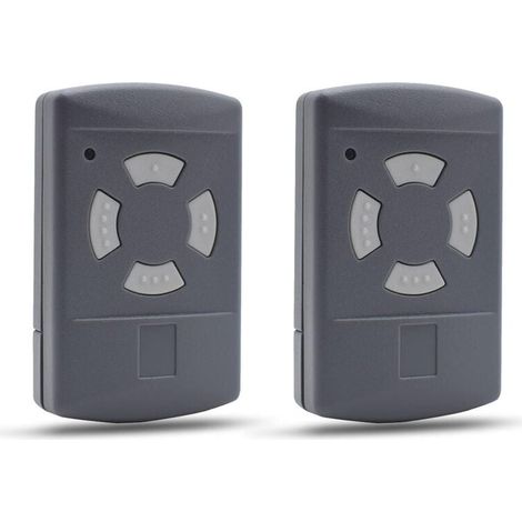 Fernbedienung Kompatibel Für Hormann Garagentor 40,685 Mhz Hse2 Hsm4 Hsm2 Hse4 Hs2 Hs4 Graue Taste (2er-pack)