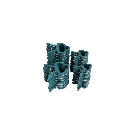 Set Mit 100 Pflanzenclips – 50 Große Clips (6x4,5 Cm) Und 50 Kleine Clips (4x2,8 Cm) – Robuster Kunststoff Zur Unterstützung Von Tomaten Und Gemüse - 100 Stück