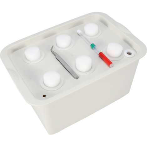 Hydroponisches Anbausystem Für 6 Pflanzen, Bubble-system Für Innen- Und Außenbereich, Gartenschrank-box (grau)