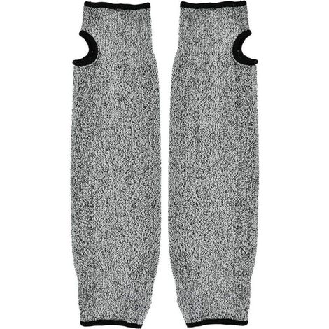 Schutzmanschette Für Den Arm, Sicherheitsarmmanschette, Langärmelige Arbeitshandschuhe Aus Hppe Mit Abrieb- Und Schnittschutz Für Garten, Küche Und Landwirtschaftliche Arbeiten (35 Cm)