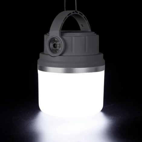 Led-campinglaterne, 3000 Mah, Solarbetriebene Usb-aufladbare Lampe, 5 Beleuchtungsmodi, 360°-beleuchtung, Faltbar, Ipx5 Wasserdicht, Campinglicht, Zeltbeleuchtung Für Wandern, Outdoor Und Lesen