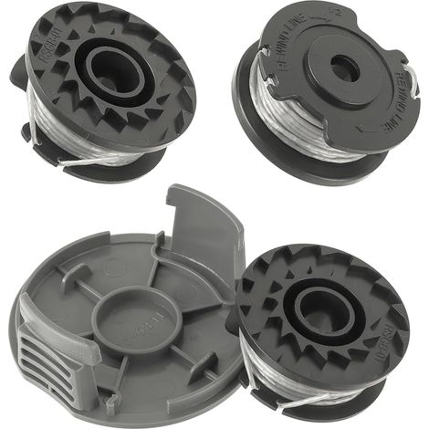 Spulen F016800569/f016800385, Länge 4 M Ø 1,6 Mm Für Kabellosen Rasentrimmer Bosch Easygrasscut 23/26/18/18-230/18-260/18-26 Und Spulendeckel F016f05320 (3 Spulen + 1 Deckel)