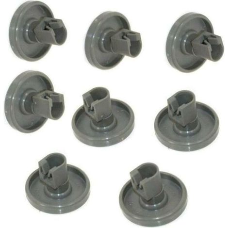 Rollen Für Geschirrspüler – 8er-pack, 25 Mm – Kompatibel Mit Faure, Zanussi, Aeg, Electrolux, Ikea – Einfache Installation