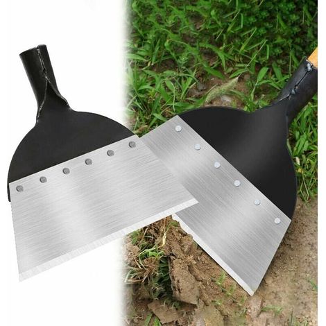 Multifunktionale Gartenkelle, Gartenreinigungskelle, Multifunktionale Stahl-unkrautjäte-kelle, Landwirtschaftliches Unkrautjätewerkzeug, Für Garten, Hof-unkrautjäten (28 Cm)