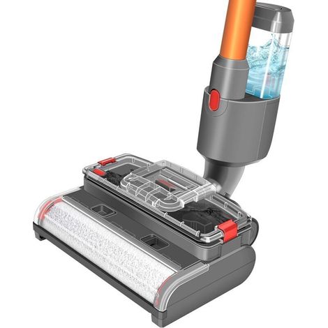 Nass- Und Trocken-reinigungsbürste Kompatibel Mit Dyson V15, V11, V10, V8, V7 – Elektrischer Bürstenkopf Mit Getrenntem Frisch- Und Schmutzwassertank, Reinigt Und Trocknet Harte Böden