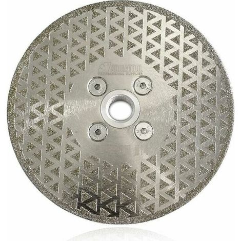 1 Stück Diamantscheibe 125mm, Elektroplattierte Doppelseitige Sägeblatt Zum Schneiden Und Schleifen Von Stein, Granit, Marmor Und Fliesen