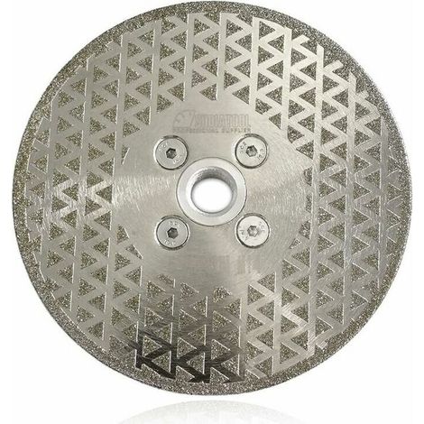 1 Stück Diamantscheibe 125 Mm, Elektroplattierte Doppelseitige Sägeblatt Zum Schneiden Und Schleifen Von Stein, Granit, Marmor Und Fliesen