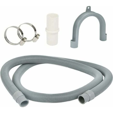 Verlängerungsschlauch Für Waschmaschinenablauf 1,5 M Flexibler Gerader Anschluss 20 Mm Universeller Ablauf Für Waschmaschine Und Geschirrspüler