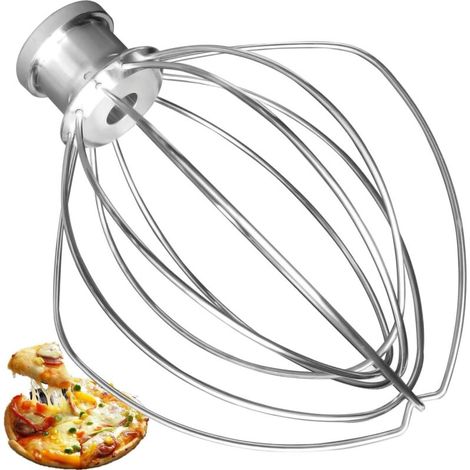 Edelstahldraht-schneebesen K45ww Für Kitchenaid, Zubehör Für Kitchen Aid, Standmixer Mit Neigbarem Kopf, 4,5 Und 5 Liter