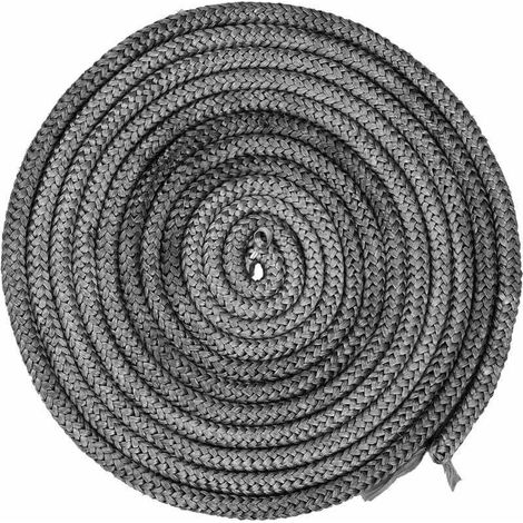 Tür- Und Fensterdichtung, 4 M Dichtung Ø 10 Mm Dichtungsband Für Ofen, Glasfaserdichtung Schnurdichtung Für Tür Backofen, Kamin- Und Ofendichtung, Hitzebeständig Bis 550° C