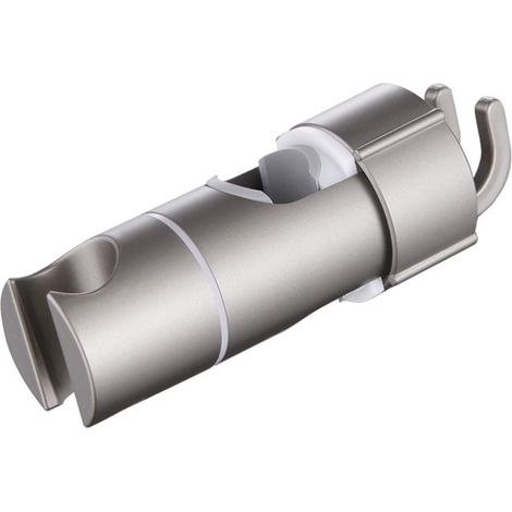 (gris) Duschhandhalterung 16-27mm Mit Verstellbarem Durchmesser, Verchromt
