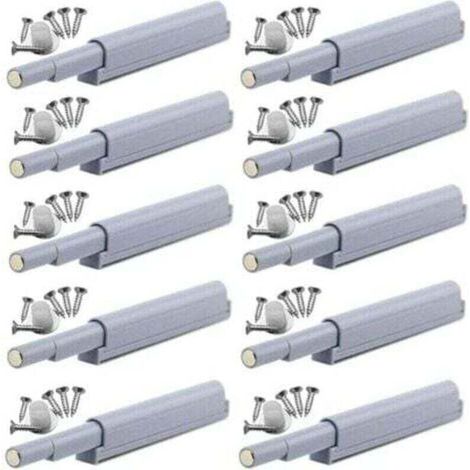 Tippen, Um Magnetische Schnappverschlüsse Zu Öffnen. Push-to-open-magnetverschlüsse Öffnen Und Schließen Die Tür Mit Einem Einfachen Druck (10 Stück)