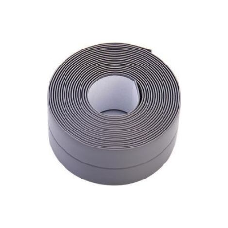1 Stück (grau) Dichtungsband Rollen, Wasserdichtes Bad-dichtband, Pvc Selbstklebendes Abdichtungsband Für Küche, Toilette Wc, Badewanne