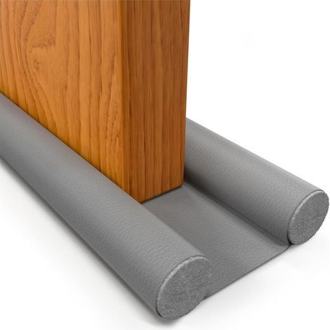 Wind- Und Kälteschutzstreifen, Schall- Und Wärmeisolierend, Für Eingangstüren Und Haustüren, 96 Cm, Grau