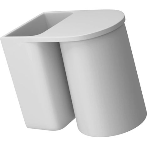 Graue Wandmontierte Zahnbürstenhalterung 12 X 8 X 10,2 Cm, 1 Aufbewahrungsbox, Badezimmer-aufbewahrungshalter, Ohne Bohren