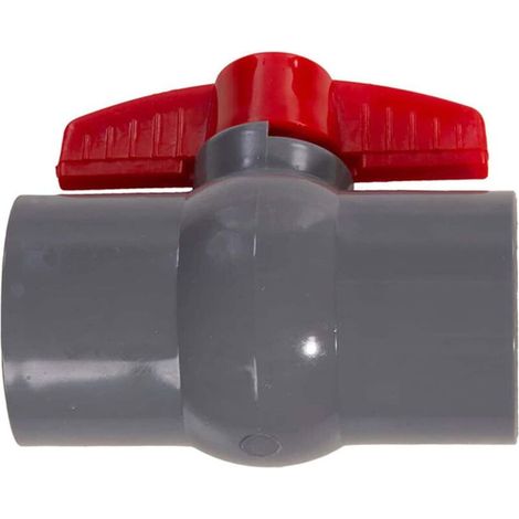 Pvc-kugelhahn-wasserzulaufschlauch Mit Klebefassung, 50 Mm, Zur Durchflussregelung Und -abschaltung