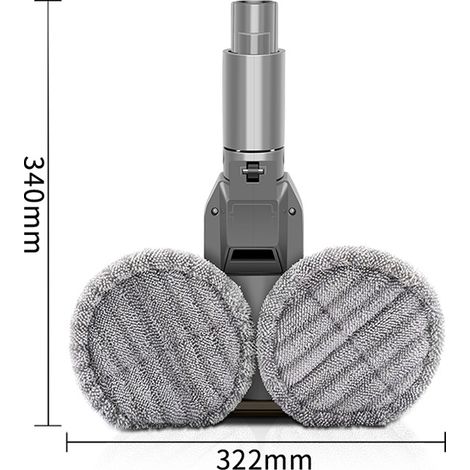 Elektrischer Besenkopf Für Nass- Und Trockenreinigung, Kompatibel Mit Dyson V6 V7 V8 V9 V10 V11 + Wassertank + 6 Besenköpfe