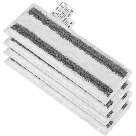Dampfreinigungstücher Für Kärcher Easyfix Sc2 Sc3 Sc4 Sc5 Mikrofaser-tücher Für Die Kärcher Easyfix Sc-serie (graue Streifen - 4 Stück)