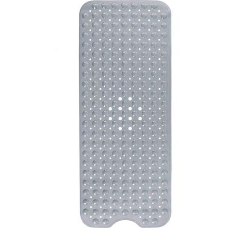 Tapis De Bain, Tapis De Bain Mit 200 Saugnäpfen Badeeinlage Duschmatte Rutschfest 100 X 40 Cm (grau)