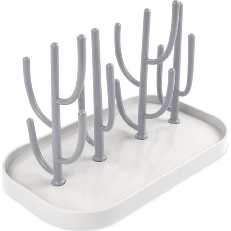 Flaschen- Und Schnullertrockner, Baum-design Mit Abnehmbarem Wassertropfschale Für Babyflaschen, Besteck, Sauger Und Becher (grau)