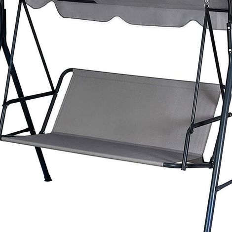 900d Ersatzbezug Für Gartenschaukel 85 X 96 Cm, Wasserdichter Sitzbezug Für 2/3-sitzer Gartenschaukel, Grau