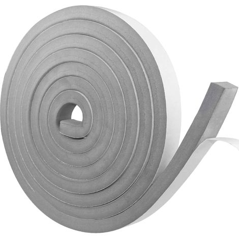 Dichtungsband Für Türen Und Fenster, Selbstklebendes Schaumgummi-dichtungsband, 30 Mm X 10 Mm X 5 M, Wetterfest, Grau