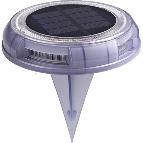 Solarbetriebene Led-außenlampe, Automatische Ein-/ausschalt-led-solaraußenleuchte Mit Ip68-wasserdichtigkeit Für Treppen, Stege, Gärten Und Terrassen (warmweiß, 4er-pack)