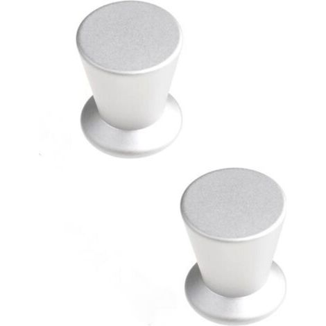 Möbelknöpfe In Hutform - Passend Für Verschiedene Möbelstile, Schränke, Weinkeller Usw. - 10er-pack, Silberfarben