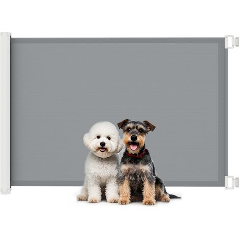 Einziehbare Automatische Sicherheitsbarriere Für Tiere, 1,15 M L X 0,83 M H, Teslin/metall, Grau