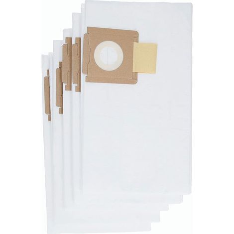 Zubehör 2608000709, 5er-pack Vliesbeutel (für Gas 12-25 Pl, Staubabsauggerät-zubehör), Grau
