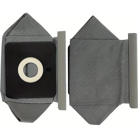 Set Aus 2 Universellen, Waschbaren Staubsaugerbeuteln Aus Stoff Für Philips, Lg, Haier, Samsung, Wiederverwendbar, 11 X 10 Cm