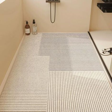 Rutschfeste Duschmatte, Modern Und Schlicht, Weiche Rutschfeste Badewannenmatte Mit Abflusslöchern, Pvc-luffa-massage-badematte (überlappung, 60x90cm)