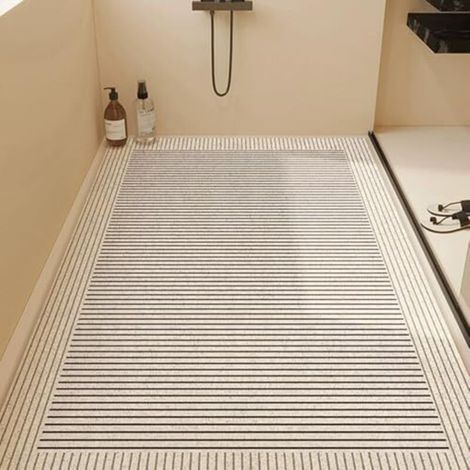 Rutschfeste Duschmatte, Modern Und Einfach, Weiche Rutschfeste Badewannenmatte Mit Ablauföffnungen, Pvc-luffa-massagematte (doppelt, 60x90cm)