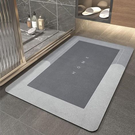 Super Saugstarker Bodenmatte, Schmutzabweisend, Badezimmerteppich Aus Memory-schaum, Rutschfester Duschvorleger