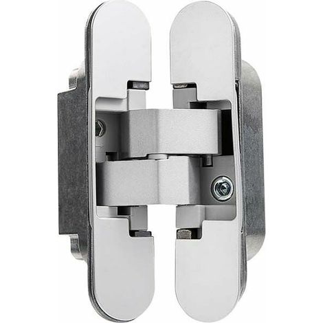 Unsichtbares Scharnier Für Schwere Türen – 2er Set – Tragkraft 40 Kg – Öffnungswinkel 180º – Dreidimensionale Einstellung ±2,5 Mm